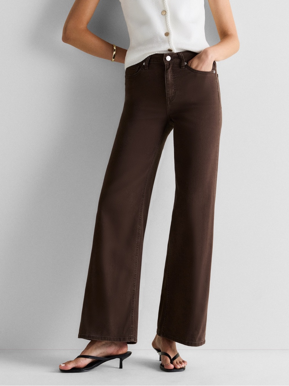 Bella Stretch Wide Leg Jeans